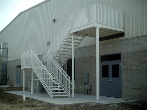 pre fabricated metal stairs|prefab exterior metal stairs residential.